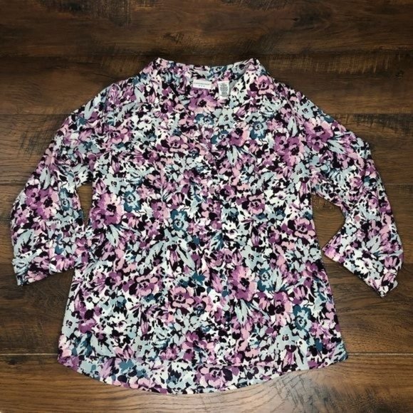 Covington Women's Floral Button Shirt - Size‎ S - Picture 6 of 8